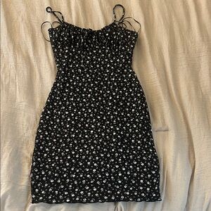 Black and white Windsor dress